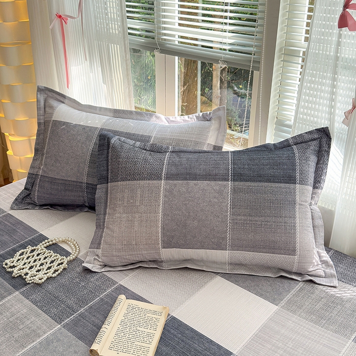 91家纺网 家纺一手货源 找家纺 拾物记 2025新款A类全棉纯棉加厚超柔磨毛单枕套（提供买家秀质检报告和实验视频） 轻织漫冬