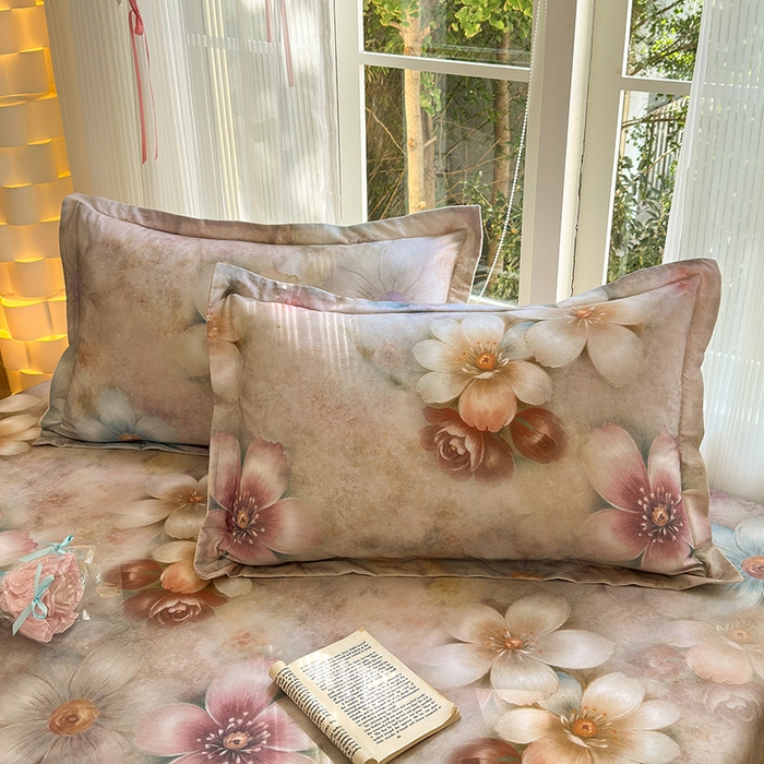 91家纺网 家纺一手货源 找家纺 拾物记 2025新款A类全棉纯棉加厚超柔磨毛单枕套（提供买家秀质检报告和实验视频） 听妍