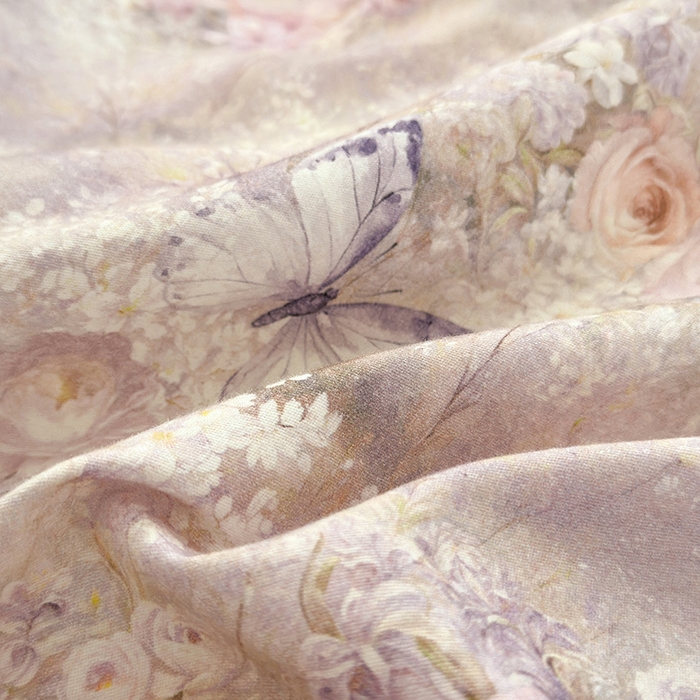 91家纺网 家纺一手货源 找家纺 拾物记 2025新款A类全棉纯棉加厚超柔磨毛单枕套（提供买家秀质检报告和实验视频） 雾野花蝶