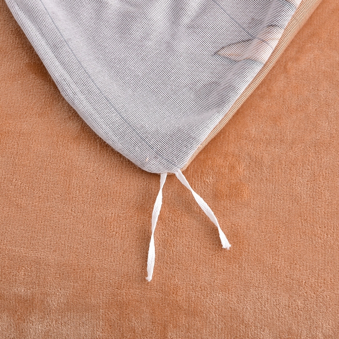 91家纺网 家纺一手货源 找家纺 绒宴 2025新款8.5斤牛奶绒金貂法莱绒床裙款保暖四件套 绮梦园