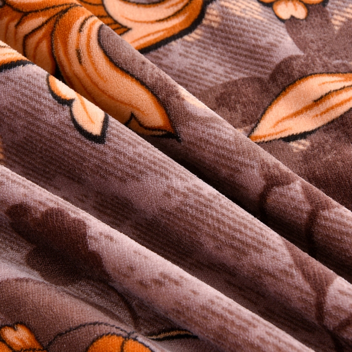 91家纺网 家纺一手货源 找家纺 绒宴 2025新款8.5斤牛奶绒金貂法莱绒床裙款保暖四件套 绮梦园