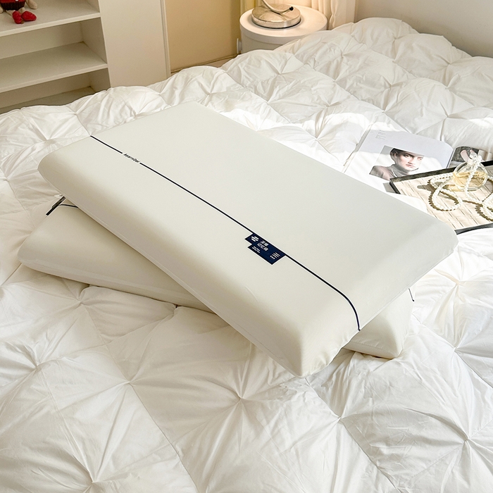 91家纺网 家纺一手货源 找家纺 （总）桔禾家纺 2025新款零压力慢回弹护颈记忆枕云朵深睡记忆棉枕头枕芯