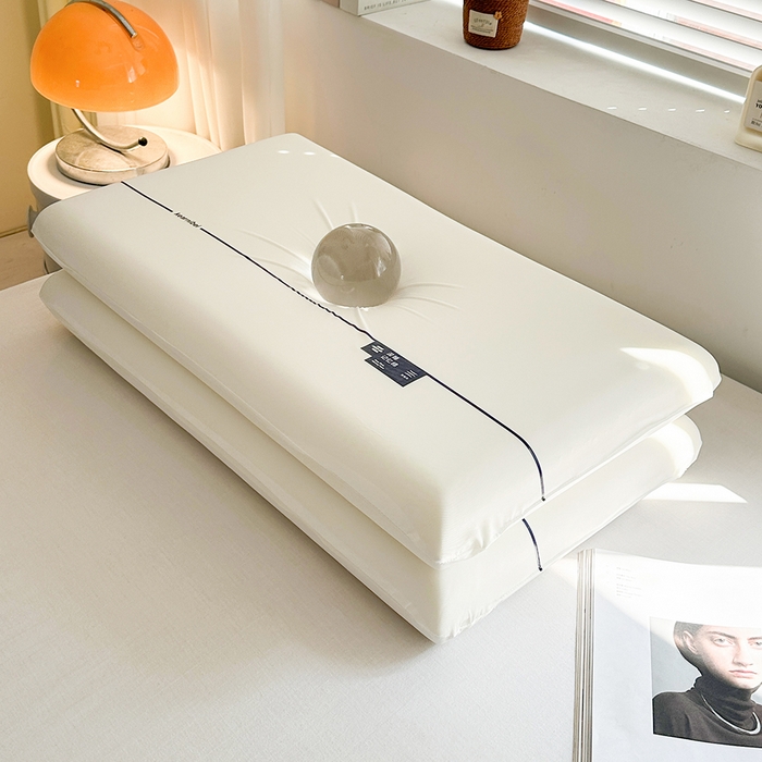 91家纺网 家纺一手货源 找家纺 （总）桔禾家纺 2025新款零压力慢回弹护颈记忆枕云朵深睡记忆棉枕头枕芯