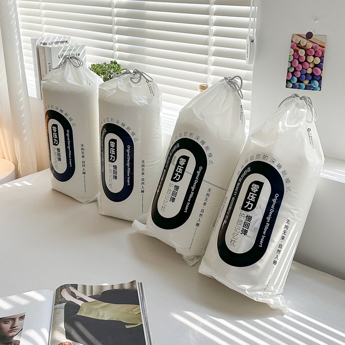 91家纺网 家纺一手货源 找家纺 （总）桔禾家纺 2025新款零压力慢回弹护颈记忆枕云朵深睡记忆棉枕头枕芯