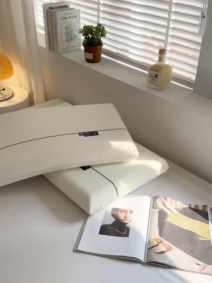 91家纺网 家纺一手货源 找家纺 （总）桔禾家纺 2025新款零压力慢回弹护颈记忆枕云朵深睡记忆棉枕头枕芯