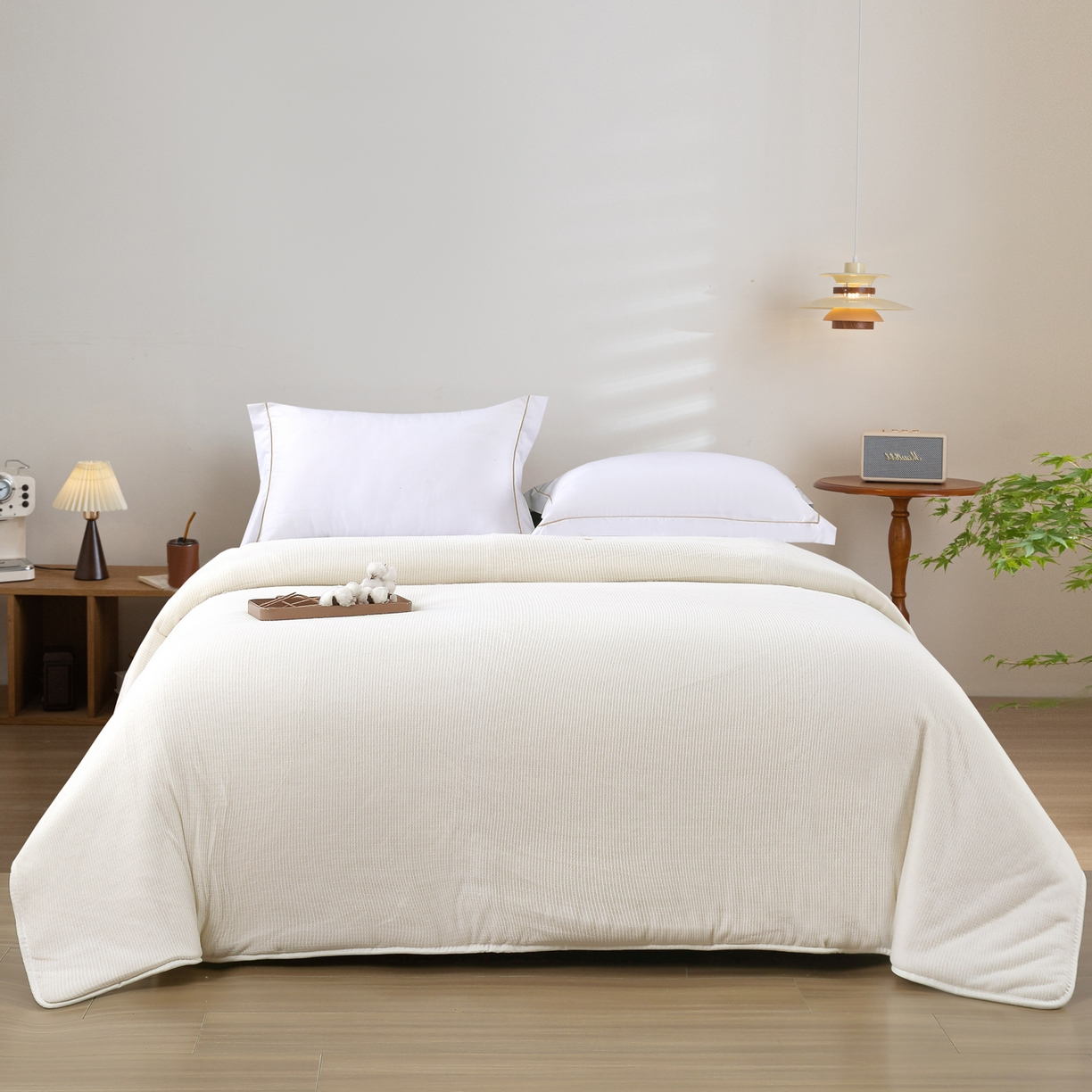 91家纺网 家纺一手货源 找家纺 （总）恋之语 2025新疆纯棉花被芯鱼鳞网纱整张填充棉胎冬被保暖四季被子加厚全棉春秋被