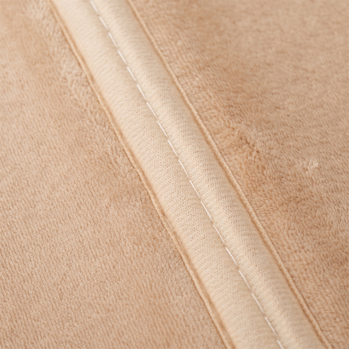 91家纺网 家纺一手货源 找家纺 新太阳蚊帐 2025新款云棉绒可折叠纯色地垫 卡其色