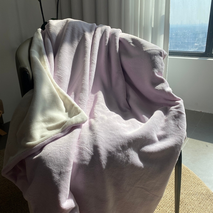 91家纺网 家纺一手货源 找家纺 佳笠家居 2025年新款250g全消光牛奶绒单被套 紫拼白