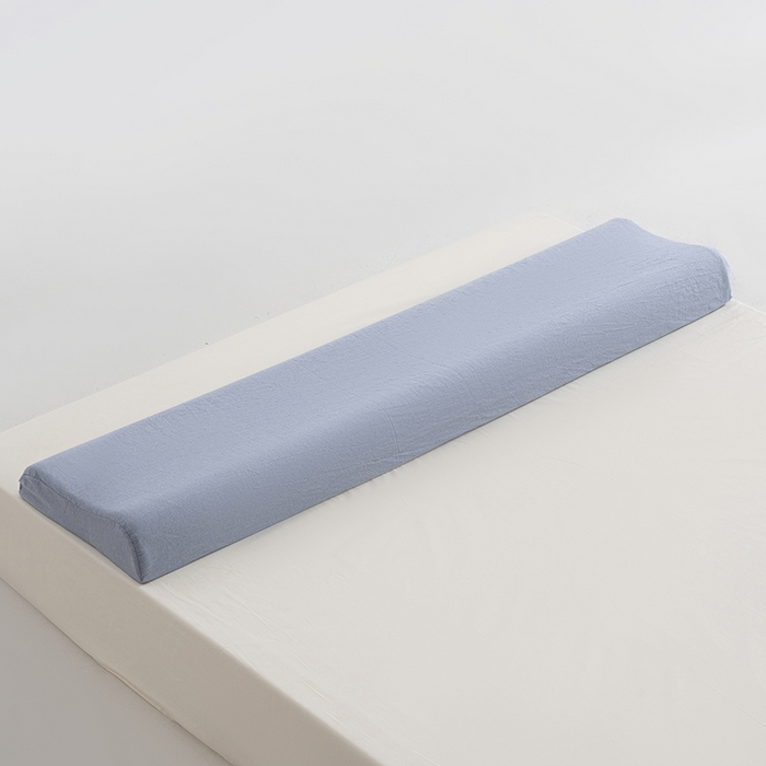 91家纺网 家纺一手货源 找家纺 （总）昕科 2025新款全棉记忆棉曲线双人长枕-纯棉水洗棉记忆棉双人枕头波浪曲线双人长枕芯