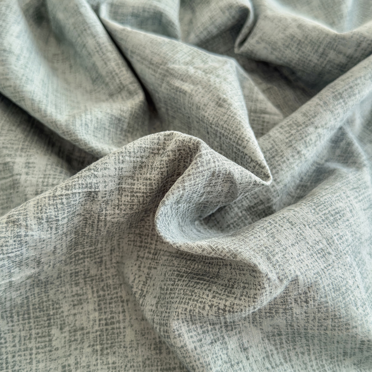 91家纺网 家纺一手货源 找家纺 灿哈家纺 2025新款纯色简约麻床笠单品床笠床笠单件单床笠 湖蓝