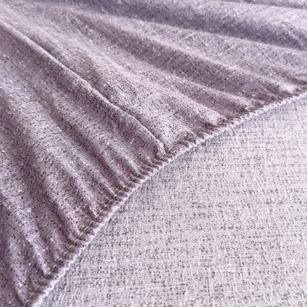 91家纺网 家纺一手货源 找家纺 灿哈家纺 2025新款纯色简约麻床笠单品床笠床笠单件单床笠 葡萄紫