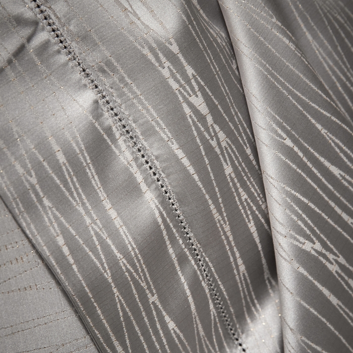 91家纺网 家纺一手货源 找家纺 （总）琉宿家纺 2026新款臻丝高精密色织金银丝提花四件套