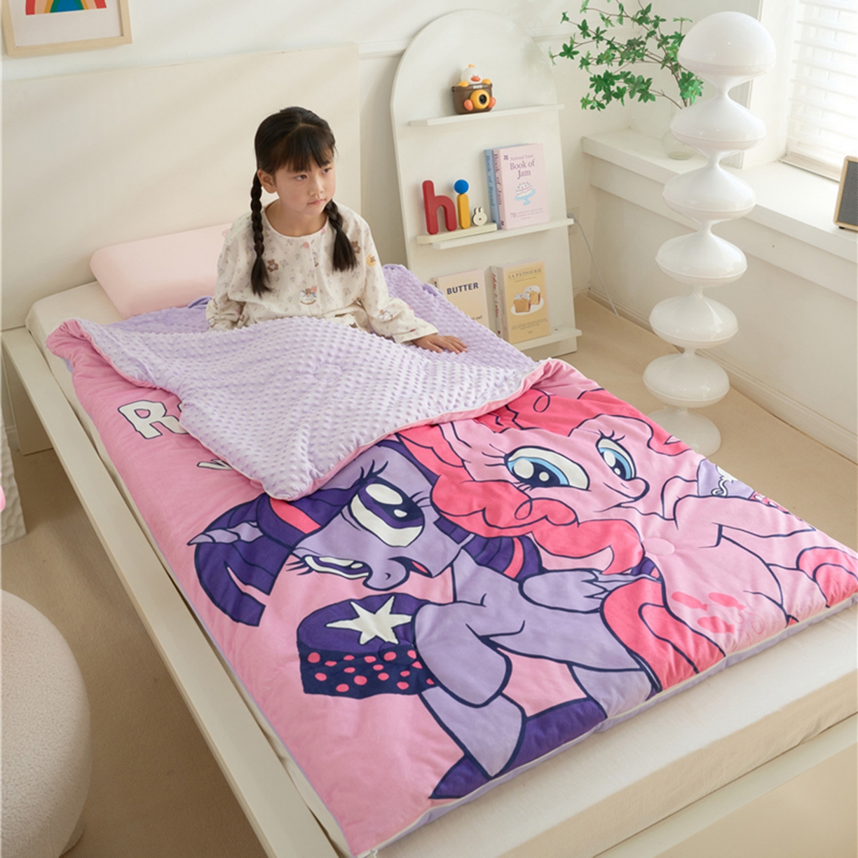 91家纺网 家纺一手货源 找家纺 （总）百利卡通（原迪士尼家纺） 2025新款小马宝莉防踢被