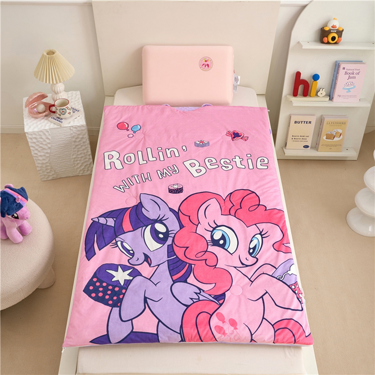 91家纺网 家纺一手货源 找家纺 （总）百利卡通（原迪士尼家纺） 2025新款小马宝莉防踢被