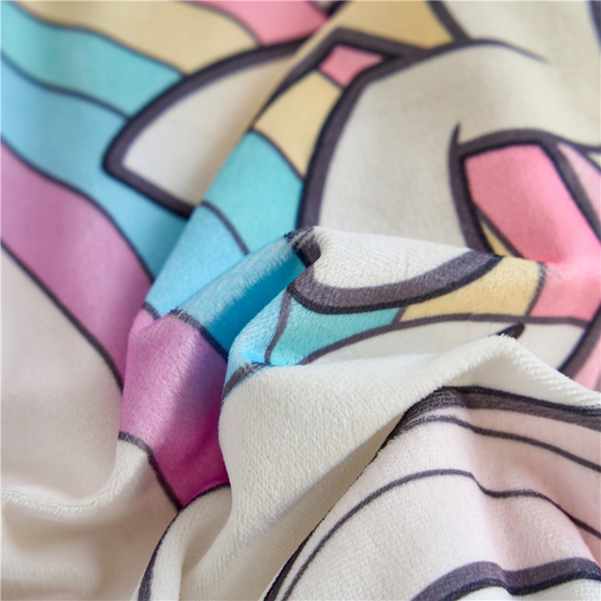 91家纺网 家纺一手货源 找家纺 百利卡通（原迪士尼家纺） 2025新款小马宝莉防踢被 云端城堡