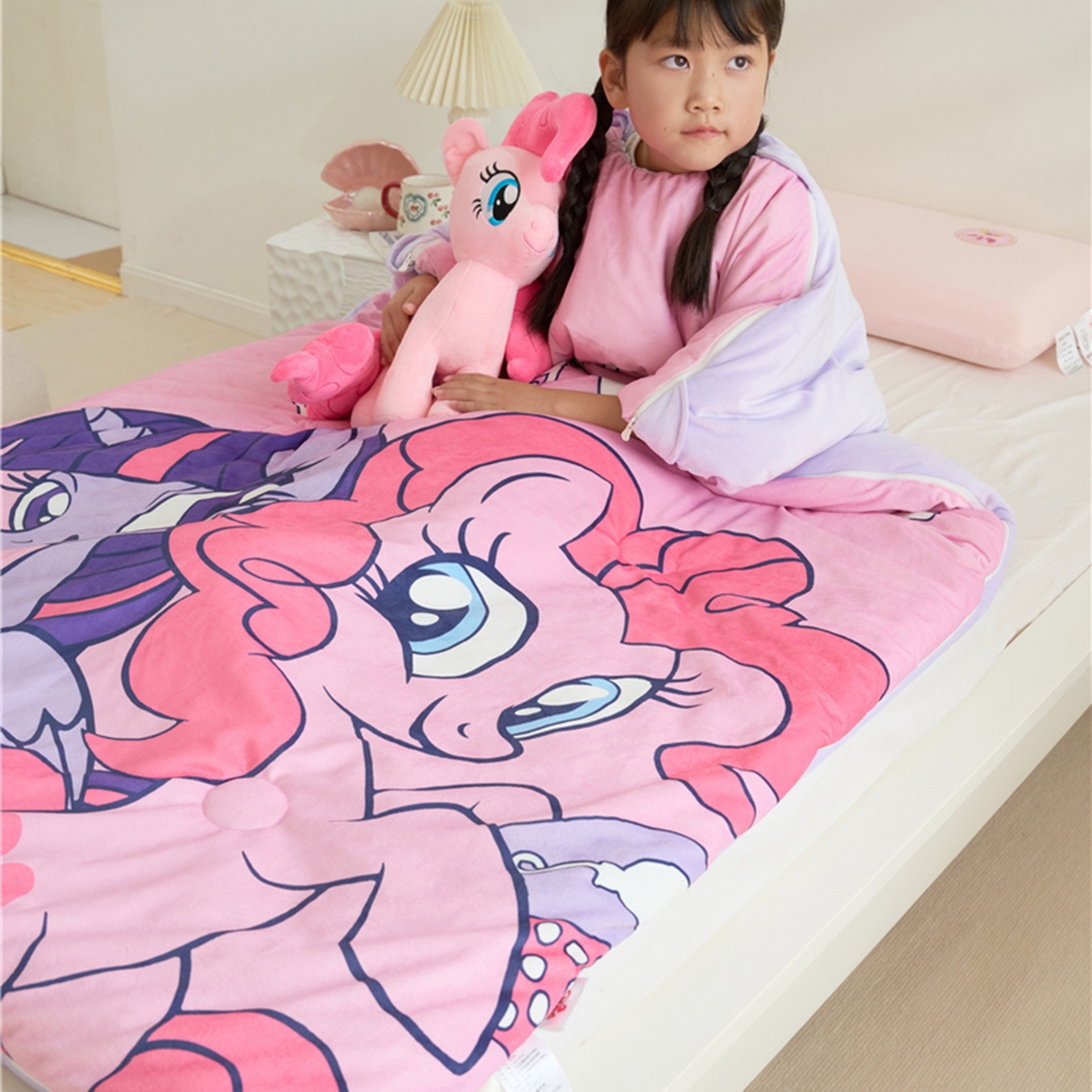 91家纺网 家纺一手货源 找家纺 百利卡通（原迪士尼家纺） 2025新款小马宝莉防踢被 闺蜜聚会