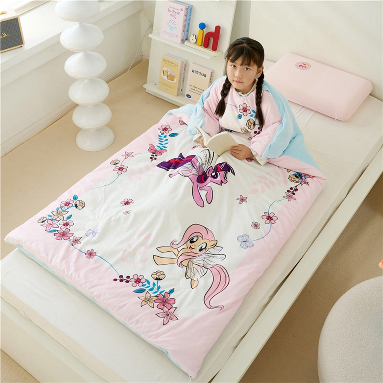 91家纺网 家纺一手货源 找家纺 百利卡通（原迪士尼家纺） 2025新款小马宝莉防踢被 花蝶秘境