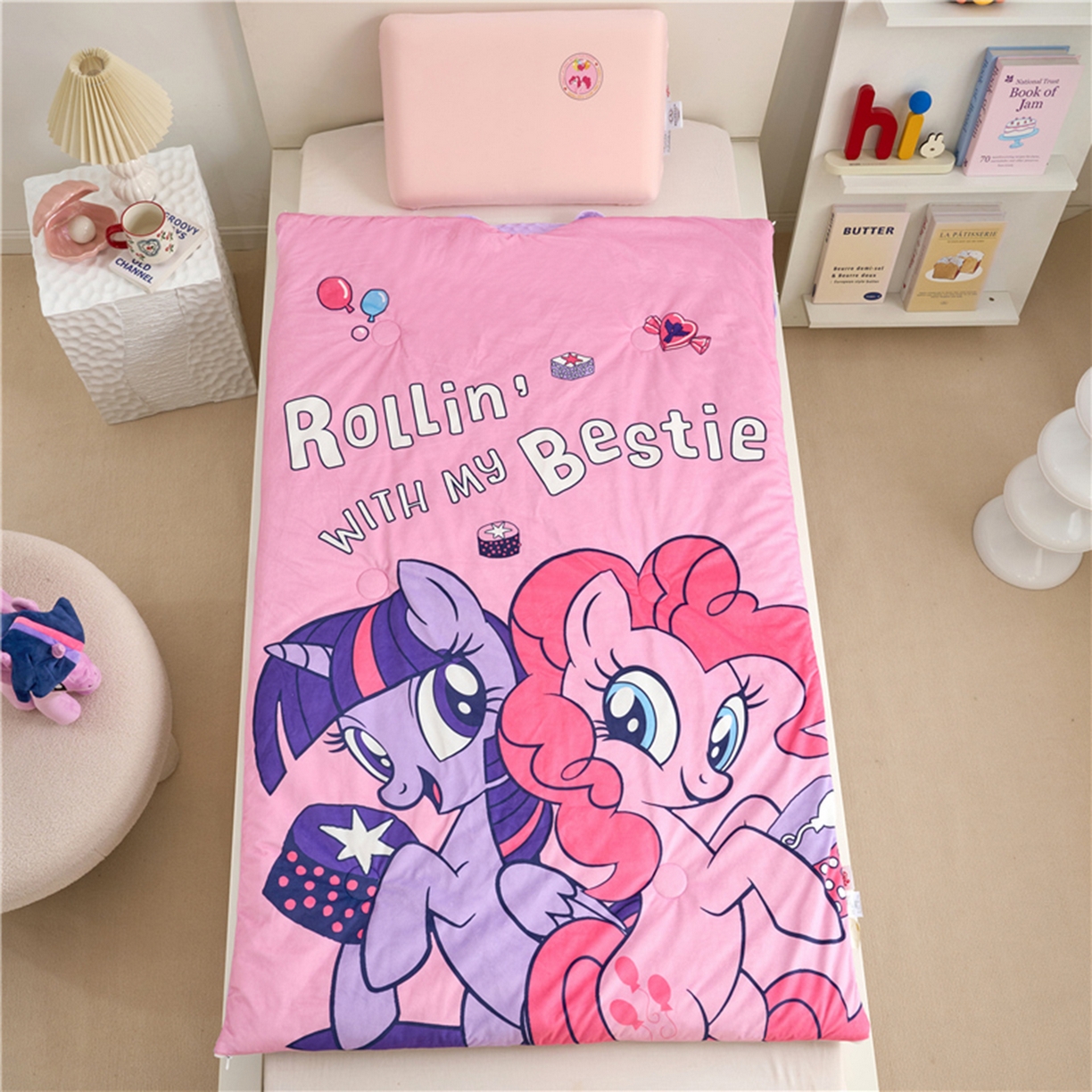 91家纺网 家纺一手货源 找家纺 百利卡通（原迪士尼家纺） 2025新款小马宝莉防踢被 闺蜜聚会