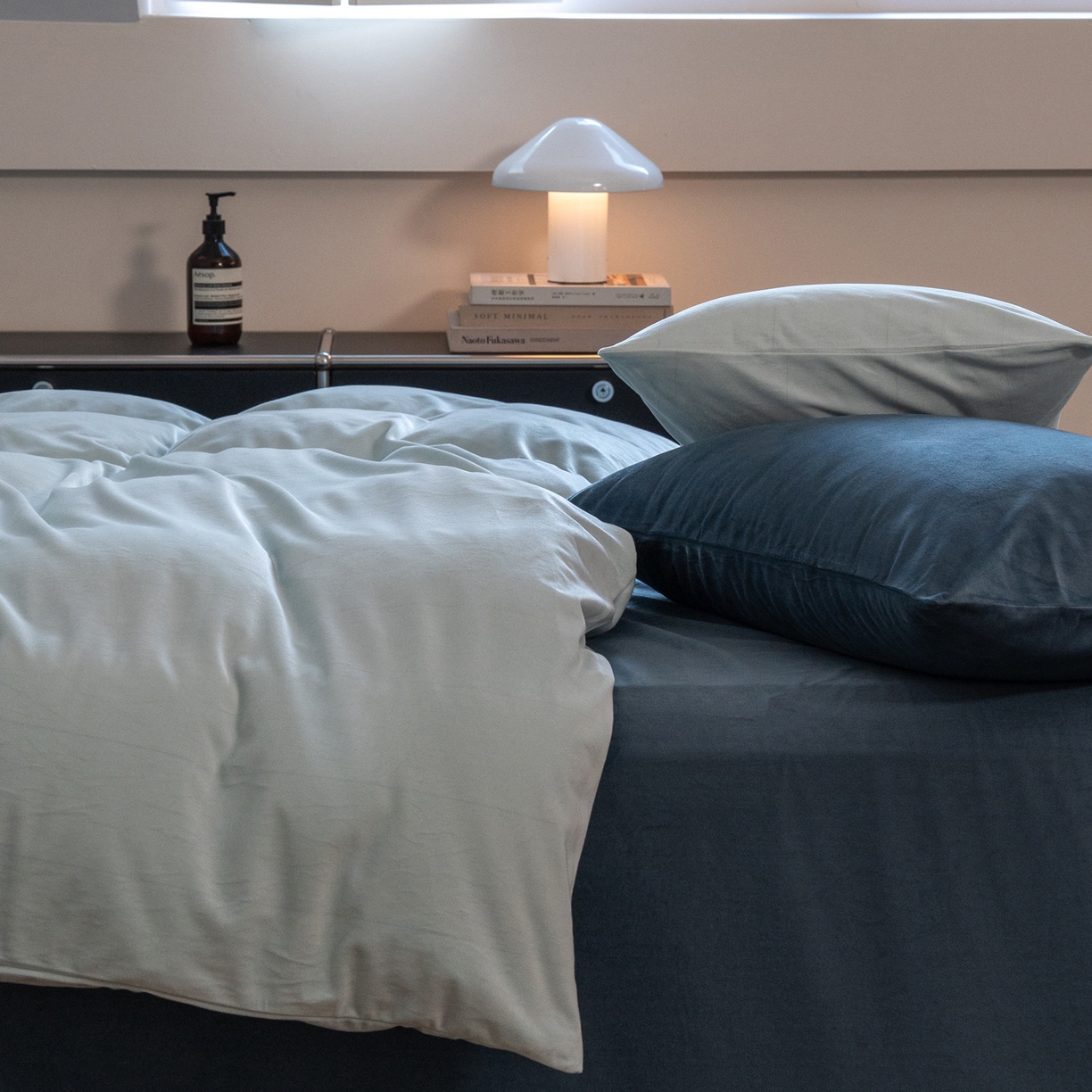 91家纺网 家纺一手货源 找家纺 （总）例外 2025新款高克重天鹅绒四件套-时光里