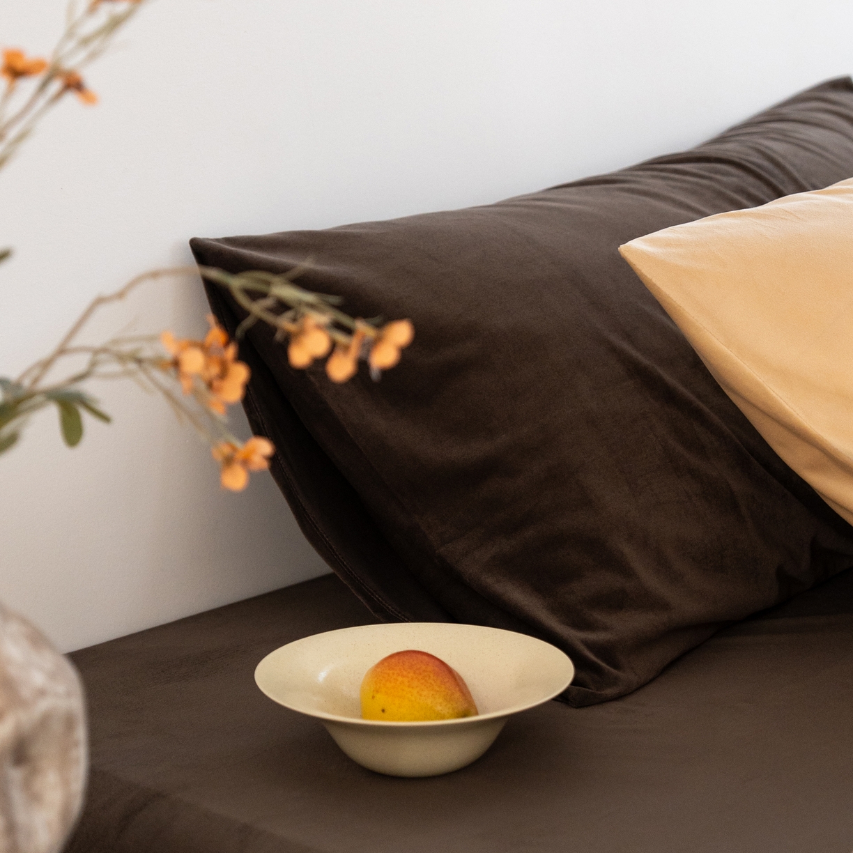 91家纺网 家纺一手货源 找家纺 例外 2025新款高克重天鹅绒四件套-时光里 时光里-奶茶