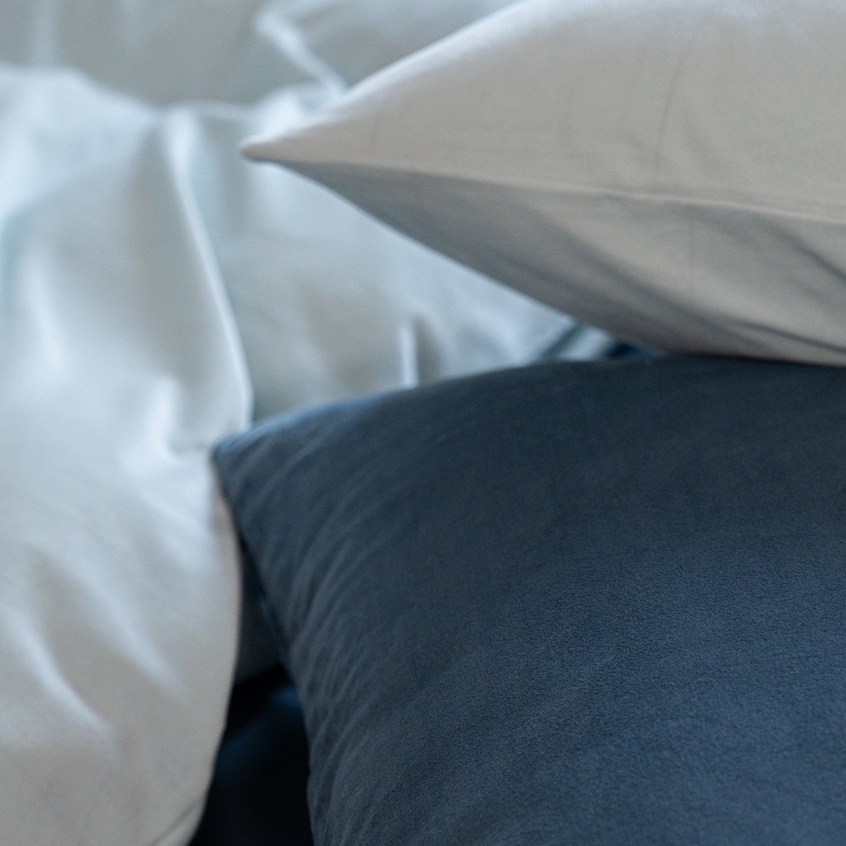 91家纺网 家纺一手货源 找家纺 例外 2025新款高克重天鹅绒四件套-时光里 时光里-海盐蓝