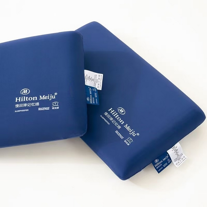91家纺网 家纺一手货源 找家纺 乐窝家纺仓储 2025新款HiltonMeiju希尔顿美居第三代深睡枕Pro深睡眠枕记忆枕枕头枕芯 深睡眠Pro3.0-蓝色