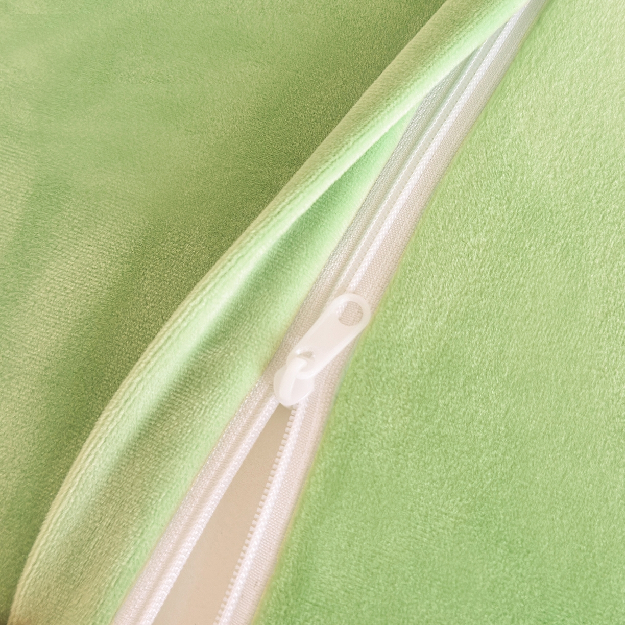 91家纺网 家纺一手货源 找家纺 云熙枕业 2025新款四面弹宝宝绒毛巾绣记忆棉猫肚枕枕头枕芯 猫肚枕-小猫绿