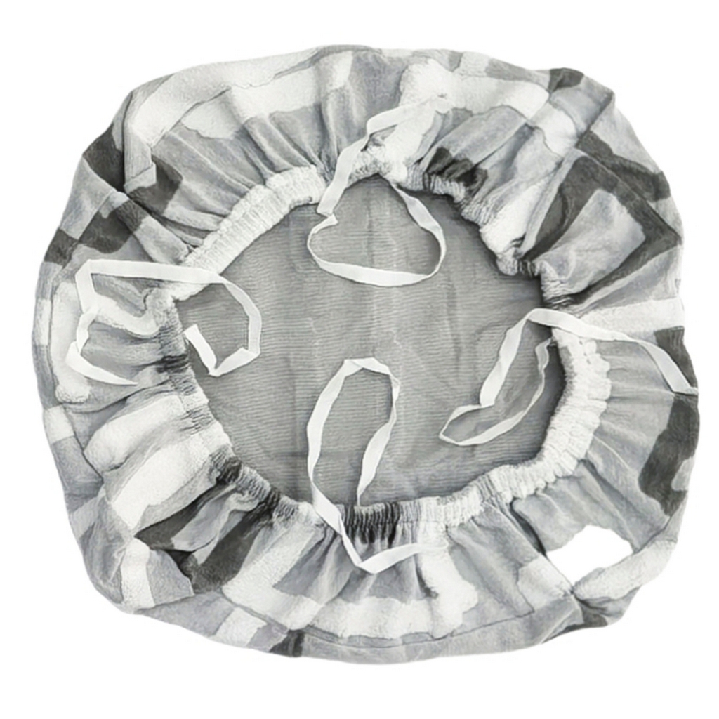 91家纺网 家纺一手货源 找家纺 壹零特色家纺 2025新款剪绒提花单独坐垫套 九章灰