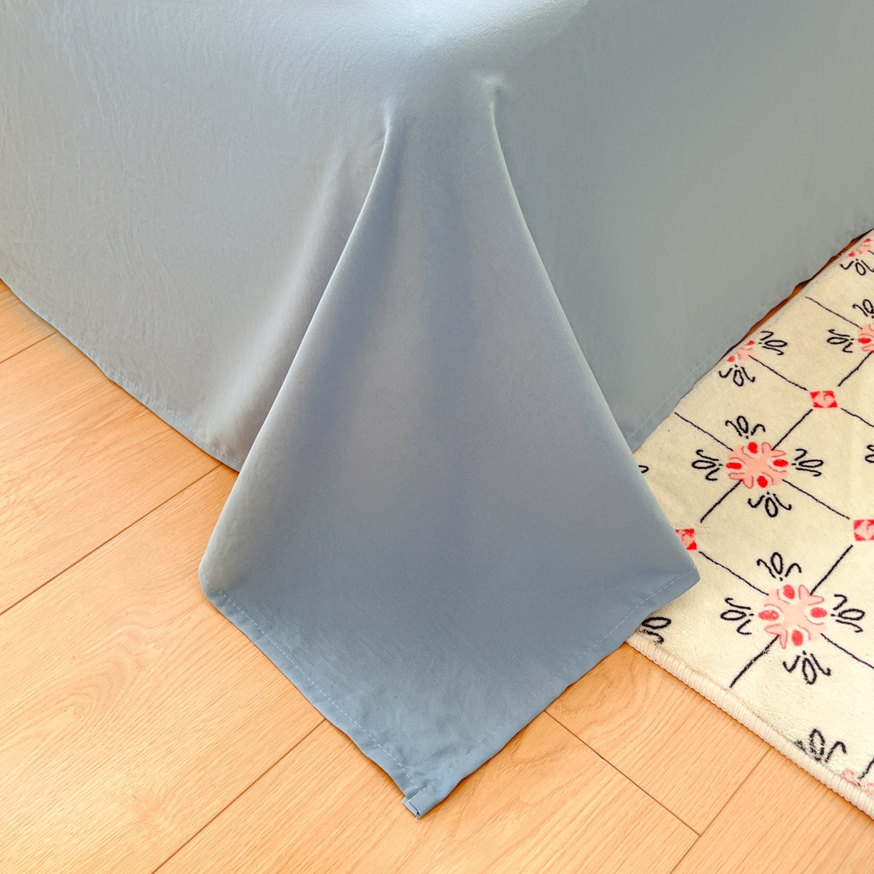 91家纺网 家纺一手货源 找家纺 优承佳生活馆 2026新款洛丽塔风水洗印花四件套学生三件套单被套系列 排队汪汪