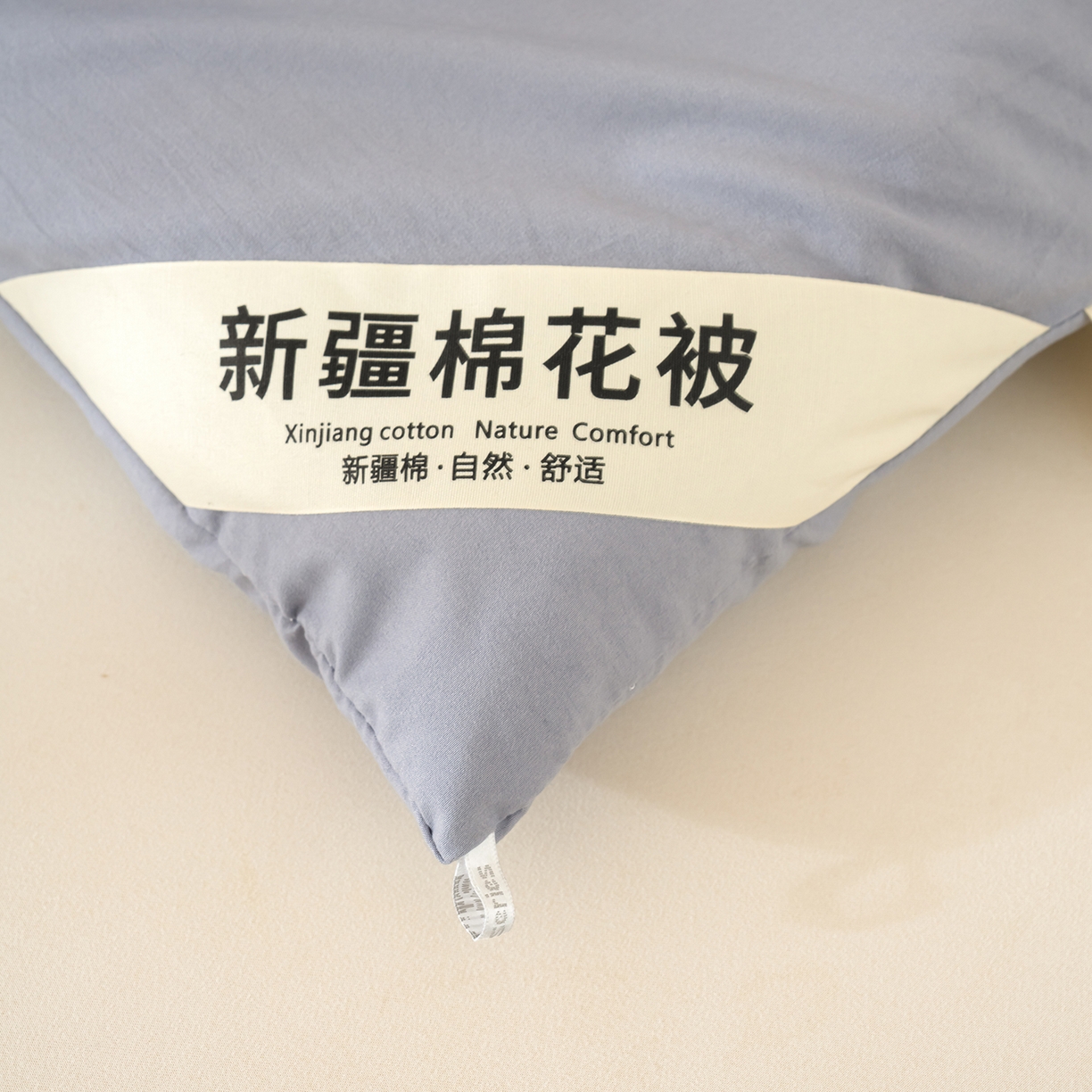 91家纺网 家纺一手货源 找家纺 桔禾家纺 2025新款水洗棉新疆棉花被直播水洗棉被子冬被芯春秋被夏被学生被子 岩石灰