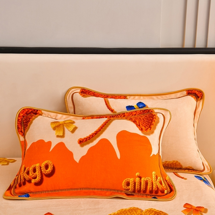 91家纺网 家纺一手货源 找家纺 （总） 妮恒美 2025新款牛奶绒印花床裙款四件套法莱绒四件套珊瑚金貂绒四件套