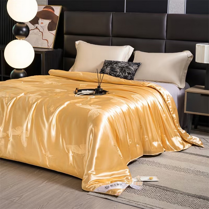 91家纺网 家纺一手货源 找家纺 （总）船王家纺 2025新款桑蚕丝双人蚕丝被被子被芯