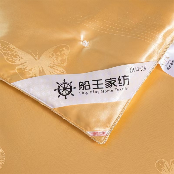 91家纺网 家纺一手货源 找家纺 （总）船王家纺 2025新款桑蚕丝双人蚕丝被被子被芯