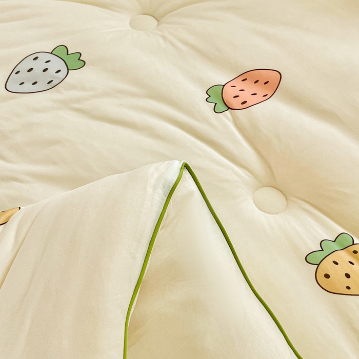 91家纺网 家纺一手货源 找家纺 （总）小叮当家纺仓储工厂店 2026新款（全花型全花型大货 不断货）宝宝被子豆豆绒牛奶针织棉被子儿童被子豆豆被大豆被春秋被秋冬被