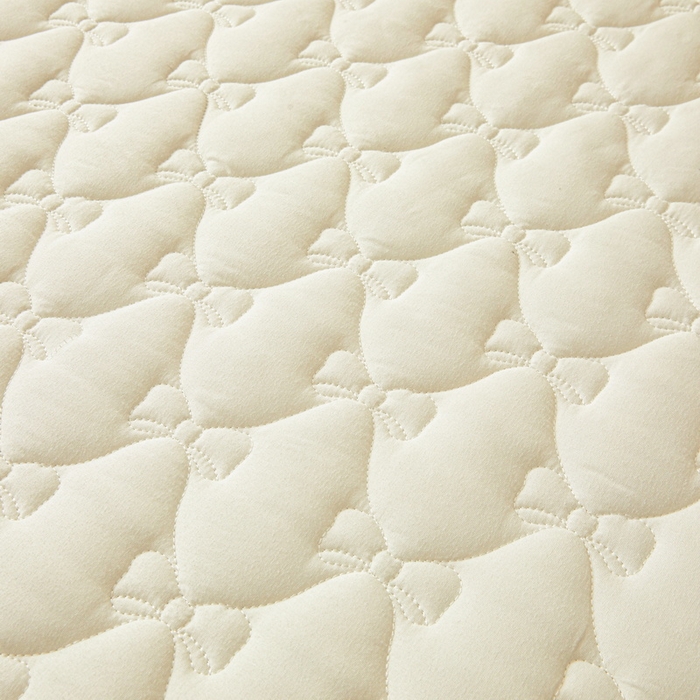 91家纺网 家纺一手货源 找家纺 （总）LIFE.丽芙 2025新款水洗原棉单件蝴蝶结绗缝夹棉床笠三件套