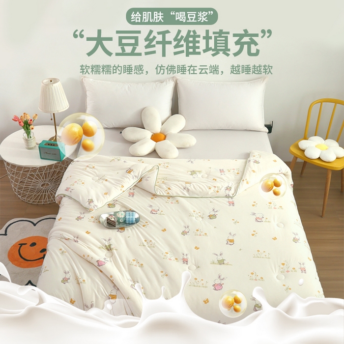 91家纺网 家纺一手货源 找家纺 小叮当家纺仓储工厂店 2026新款（全花型全花型大货 不断货）宝宝被子豆豆绒牛奶针织棉被子儿童被子豆豆被大豆被春秋被秋冬被 展示图