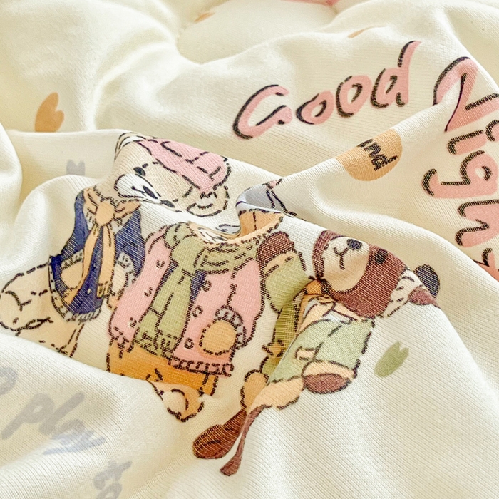 91家纺网 家纺一手货源 找家纺 小叮当家纺仓储工厂店 2026新款（全花型全花型大货 不断货）宝宝被子豆豆绒牛奶针织棉被子儿童被子豆豆被大豆被春秋被秋冬被 牛奶针织被-三只小熊