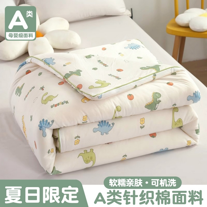 91家纺网 家纺一手货源 找家纺 小叮当家纺仓储工厂店 2026新款（全花型全花型大货 不断货）宝宝被子豆豆绒牛奶针织棉被子儿童被子豆豆被大豆被春秋被秋冬被 展示图1