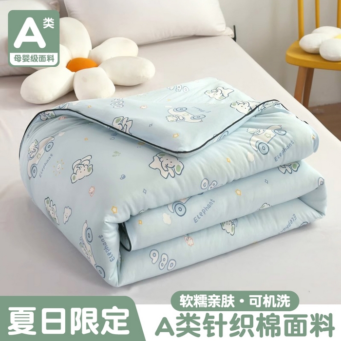 91家纺网 家纺一手货源 找家纺 小叮当家纺仓储工厂店 2026新款（全花型全花型大货 不断货）宝宝被子豆豆绒牛奶针织棉被子儿童被子豆豆被大豆被春秋被秋冬被 展示图1