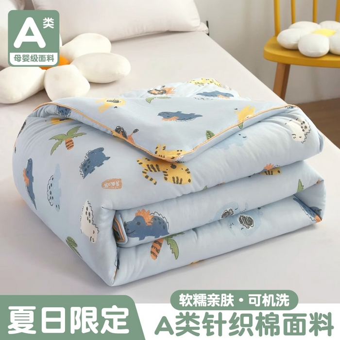 91家纺网 家纺一手货源 找家纺 小叮当家纺仓储工厂店 2026新款（全花型全花型大货 不断货）宝宝被子豆豆绒牛奶针织棉被子儿童被子豆豆被大豆被春秋被秋冬被 展示图1