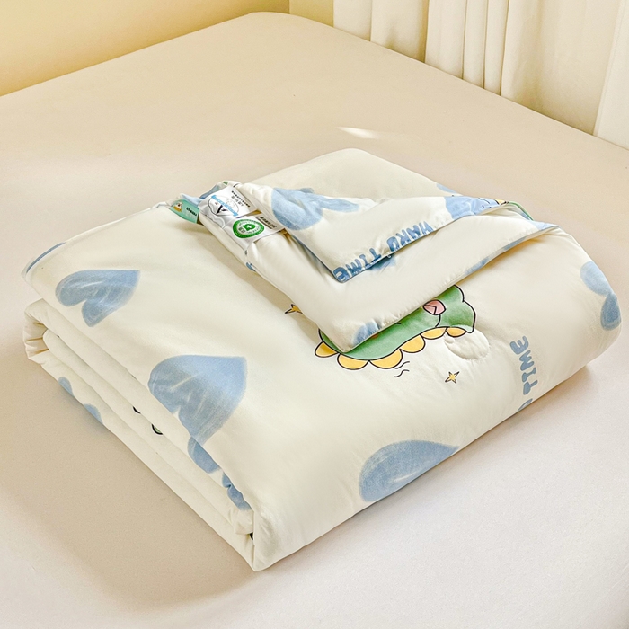 91家纺网 家纺一手货源 找家纺 小叮当家纺仓储工厂店 2026新款（全花型全花型大货 不断货）宝宝被子豆豆绒牛奶针织棉被子儿童被子豆豆被大豆被春秋被秋冬被 牛奶针织被-幸运独角龙