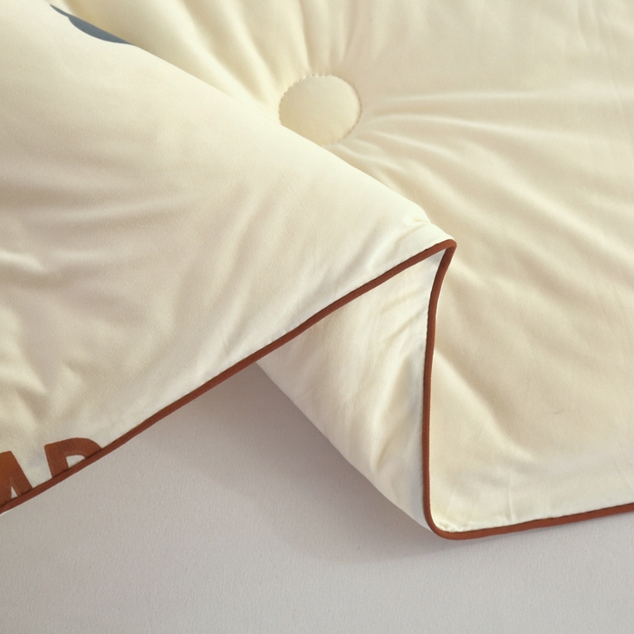 91家纺网 家纺一手货源 找家纺 小叮当家纺仓储工厂店 2026新款（全花型全花型大货 不断货）宝宝被子豆豆绒牛奶针织棉被子儿童被子豆豆被大豆被春秋被秋冬被 顽皮熊【A类针织棉面料母婴可用】