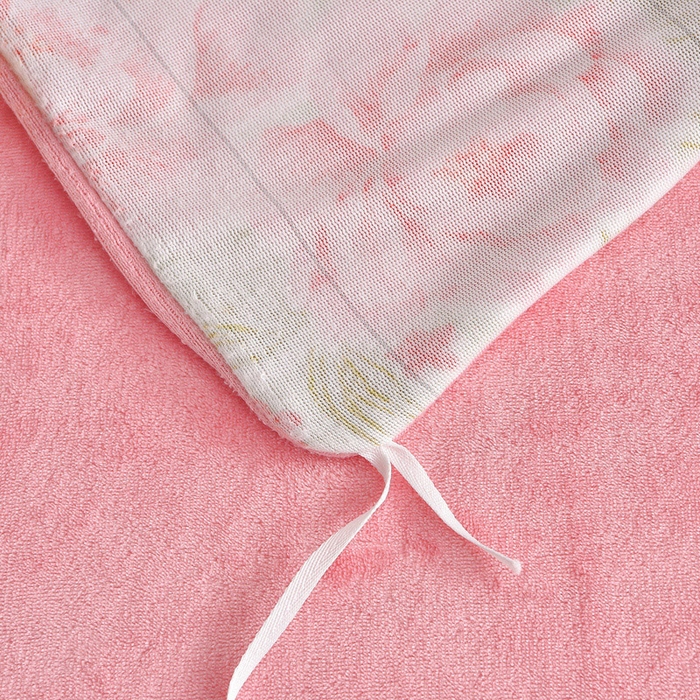 91家纺网 家纺一手货源 找家纺 仟岸家纺 2025新款高克重床裙款印花牛奶绒四件套 繁花