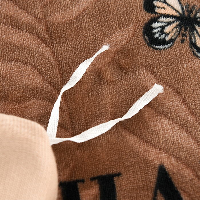 91家纺网 家纺一手货源 找家纺 仟岸家纺 2025新款高克重床裙款印花牛奶绒四件套 羽叶