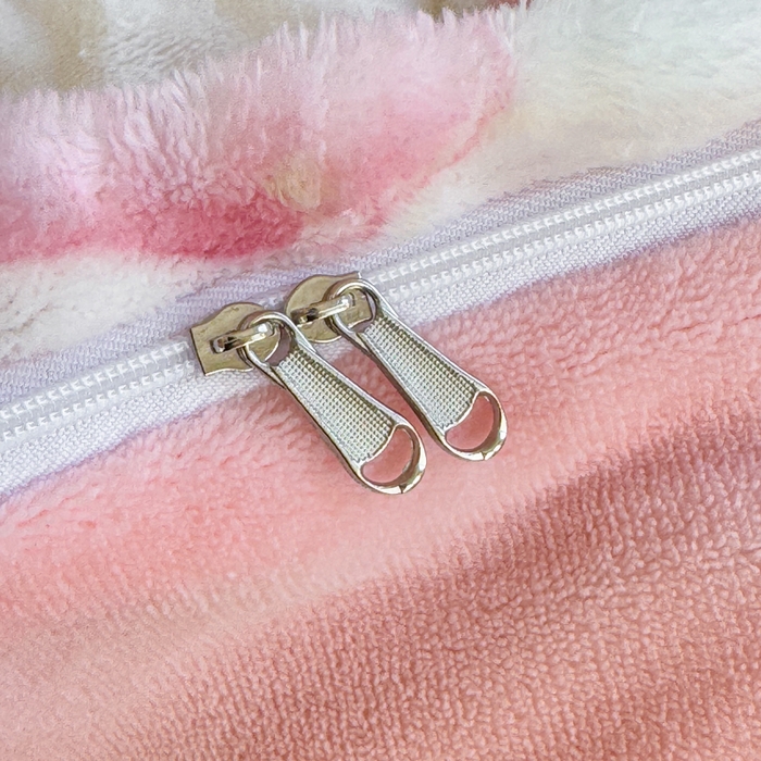 91家纺网 家纺一手货源 找家纺 仟岸家纺 2025新款泡泡绒印花四件套 蝶粉