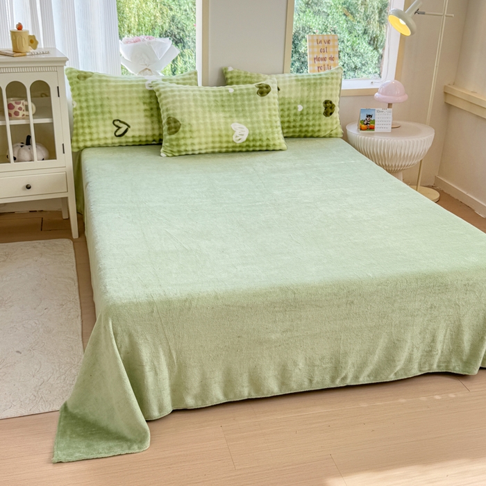 91家纺网 家纺一手货源 找家纺 仟岸家纺 2025新款泡泡绒印花四件套 绿野仙踪