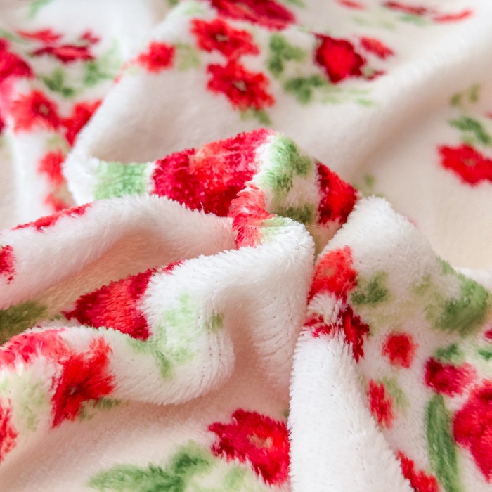 91家纺网 家纺一手货源 找家纺 仟岸家纺 2025新款牛奶绒印花四件套 花妖白