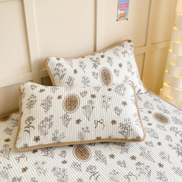 91家纺网 家纺一手货源 找家纺 LIFE.丽芙 2025新款A类四季可用A版全棉数码印花B版牛奶绒单件夹棉床褥垫三件套 床褥垫-芭提雅