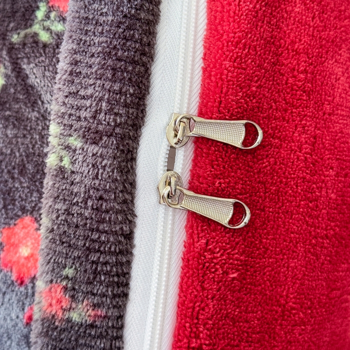 91家纺网 家纺一手货源 找家纺 仟岸家纺 2025新款牛奶绒印花四件套 花妖黑