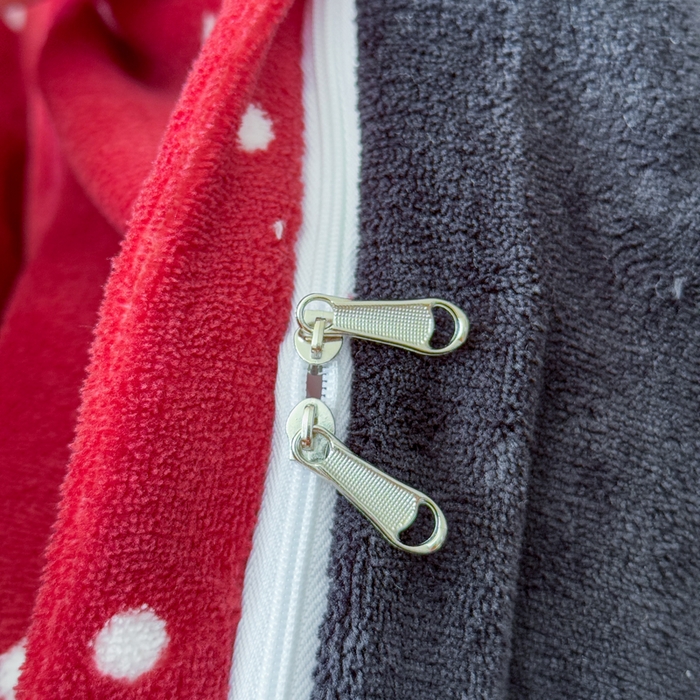 91家纺网 家纺一手货源 找家纺 仟岸家纺 2025新款牛奶绒印花四件套 小点点